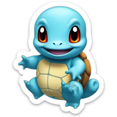 Trump as a squirtle sticker