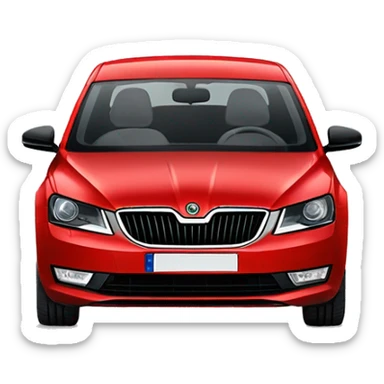 skoda octavia car sticker