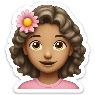 Girl fall in love sticker