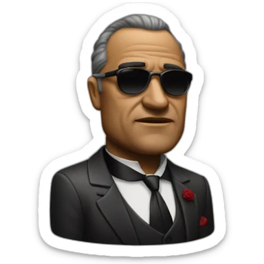 godfather　mafia sticker