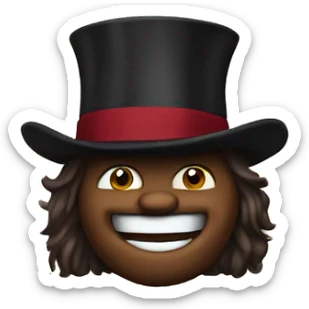 John Harvard , the Harvard university mascot, as an emoji sticker