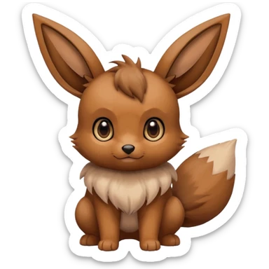 Eevee pokemon sticker