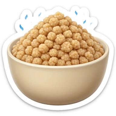 quinoa no face sticker