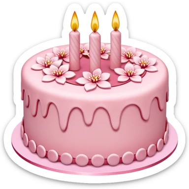 sakura cake  sticker