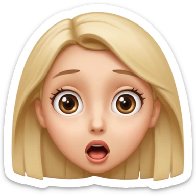 Fille émoji qui fait trop ca belle sticker