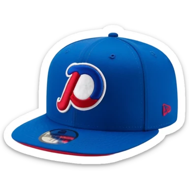 Hyperrealistic, ultra detailed, vivid, bright colors, 4k hd, 3d rendering, isolated, Men's Montreal Expos Basic 9Fifty Snapback Hat sticker