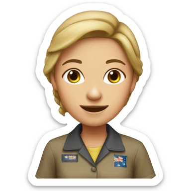 Australian female breadancer jo 2024 sticker