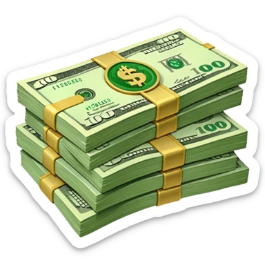 dinero billete sticker