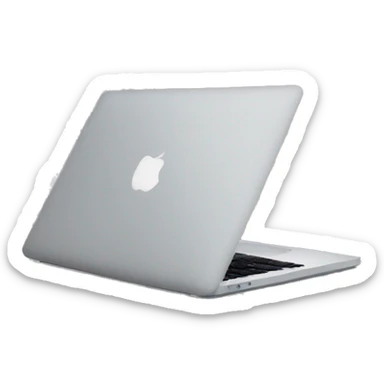 MacBook black sticker