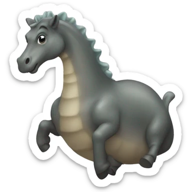 hippocampe qui est content sticker