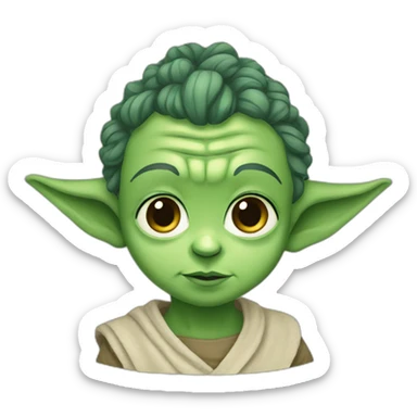 bebe yoda bff sticker