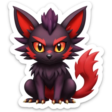 Noibat-Noivern-Litten-Zorua-Hybrid sticker