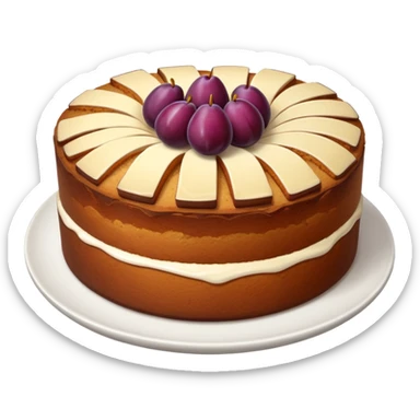 plum cake sticker