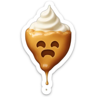 Sachet de sucre roux  sticker