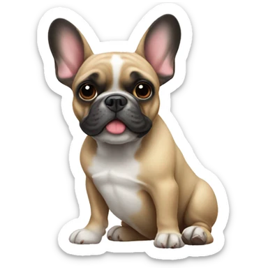 French bulldog  sticker
