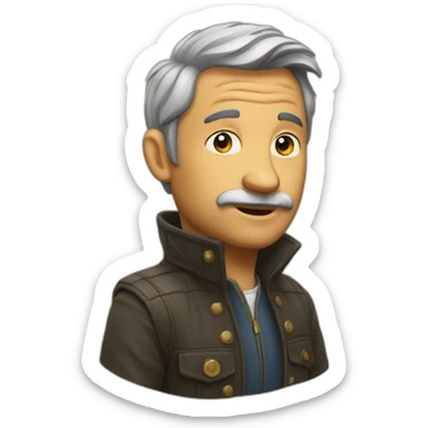 Hugo En Vrai sticker