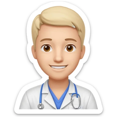 pharmacist portrait, head and shoulders only, wearing a pharmacy apron, casual outfit, friendly smile, retail pharmacy vibe, 3D cartoon, mobile game icon style, clean background, no text, no watermark sticker