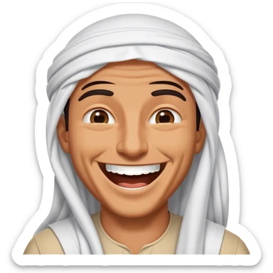 Arab laughing  sticker