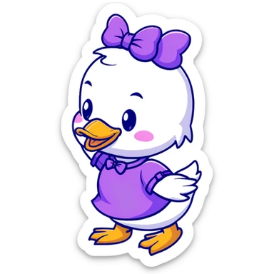 classic Daisy Duck from Disney sticker