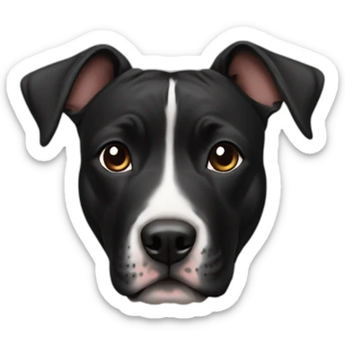 black amstaff sticker