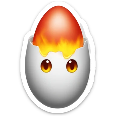 Devilish egg sticker