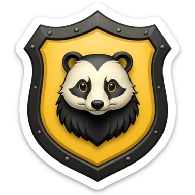 Hufflepuff crest  sticker