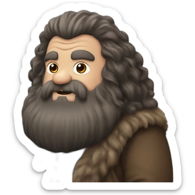 Rubeus Hagrid harry potter sticker