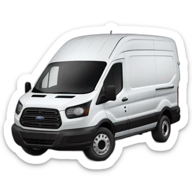 Ford transit white mk7 sticker