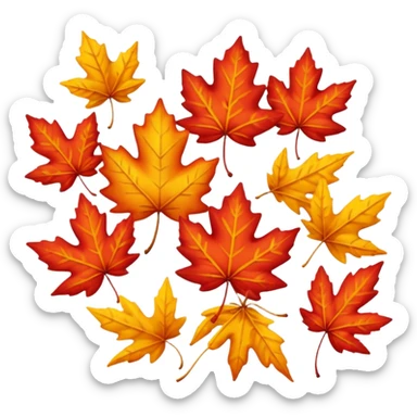 Autumn Leaves sticker