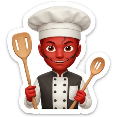 DEVIL CHEF  sticker