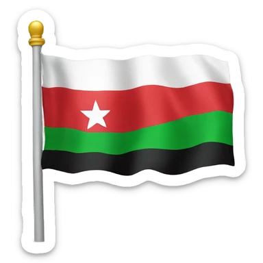Syrian Flagge  sticker
