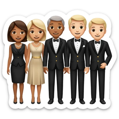 a people with lots of money sticker