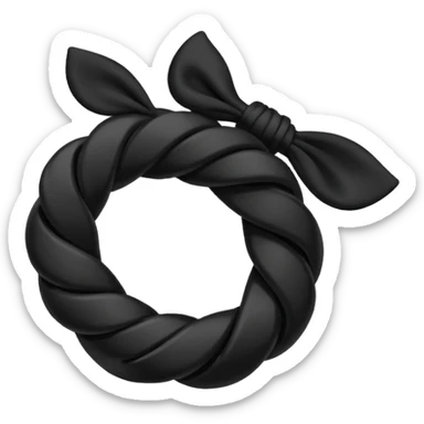 hair tie sticker