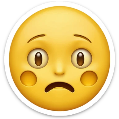 yellow emoji in pain sticker
