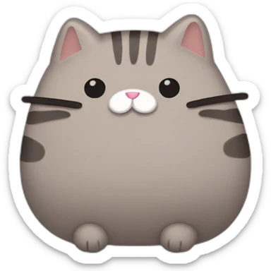 Pusheen cat sticker