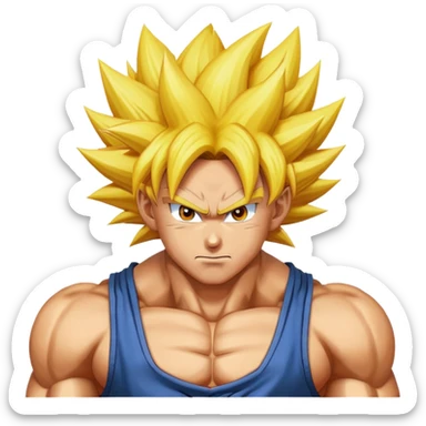 Goku super saiyan sticker