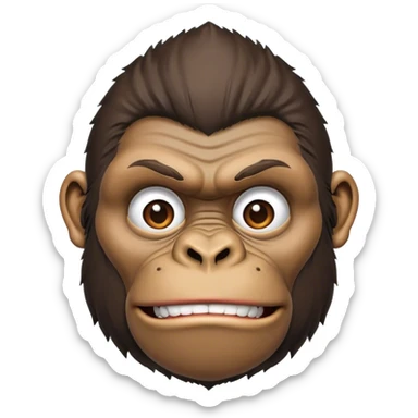 doctor gorilla king kong sticker