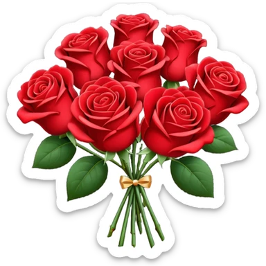 rose Bouquet sticker