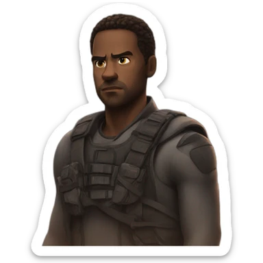 intense solo gaze sticker