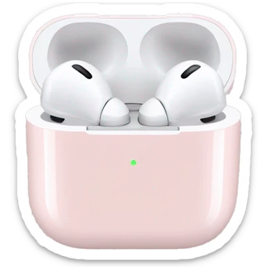 light pink AirPods Pro 2  sticker