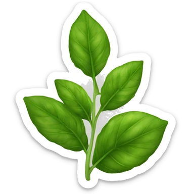 basil leaves sticker