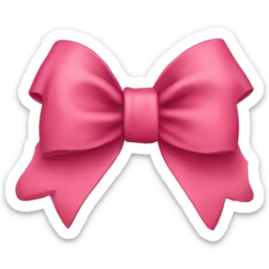 Coquette bow sticker