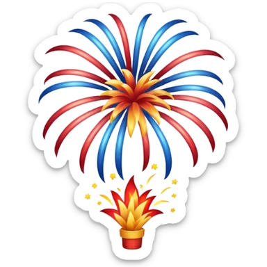 fireworks sticker