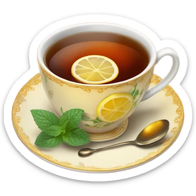 Tea  sticker