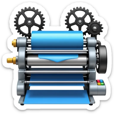 Printing Revolution + Industrial Machines sticker
