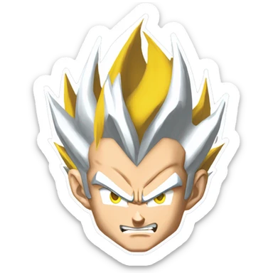 vegeta ultra ego sticker