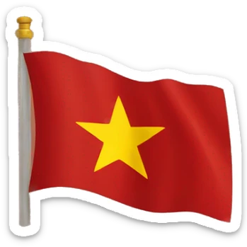 vietnam flag sticker