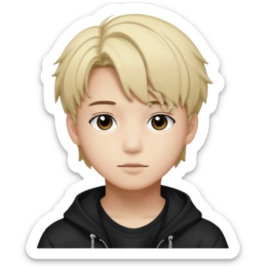 felix from stray kids, a kpop boy group sticker