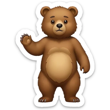 Bear sticker
