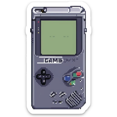 1930s style cartoon gameboy console character

 sticker